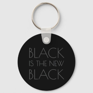 Black é o novo Black - Chaveiro de Tipografia