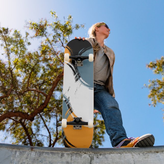 Black Emerald Orange Fusion   Deck de Skate (Ao ar livre 1)