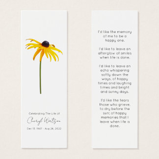 Black eyed susan | Marcador de Página Mini Memoria
