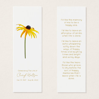 Black eyed susan | Marcador de Página Mini Memoria