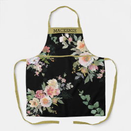 Black Floral Women's Personalizado