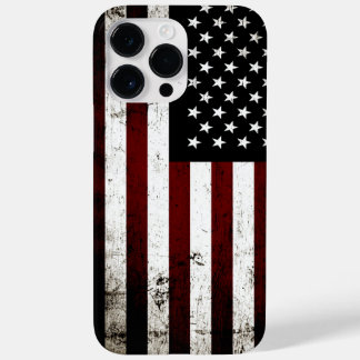 Black Grunge American Flag