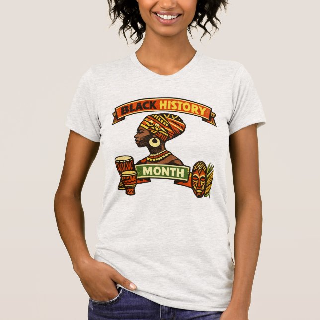 Black History Month 100th Anniversary T-Shirt (Frente)