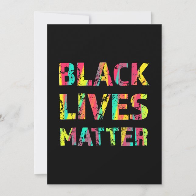 Black Lives Matter Painting 01 Editable Color Card (Frente)