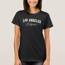 Black Los Angeles, California T-Shirt