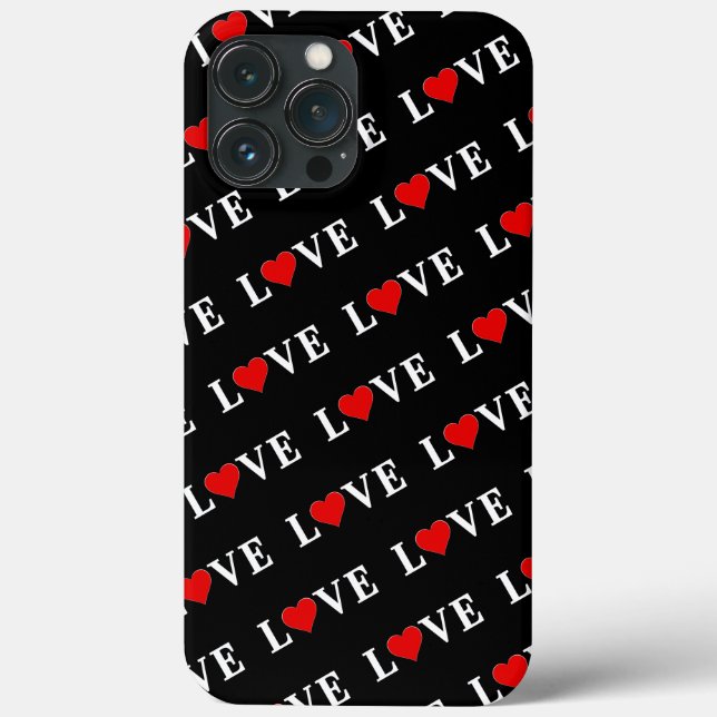 Black LOVE Modern Elegante (Verso)