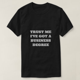 Black Men's Trust Me T-Shirt