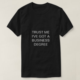 Black Men's Trust Me T-Shirt