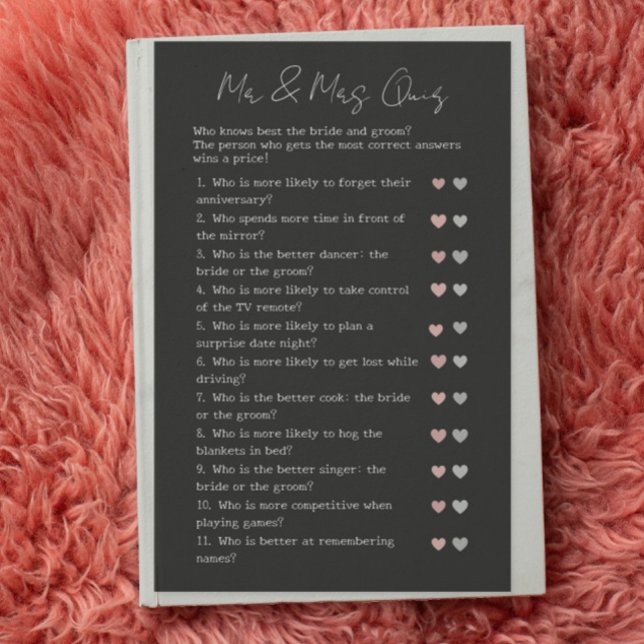 Black Modern adivinha quem casou o jogo de Chá de  (Criador carregado)