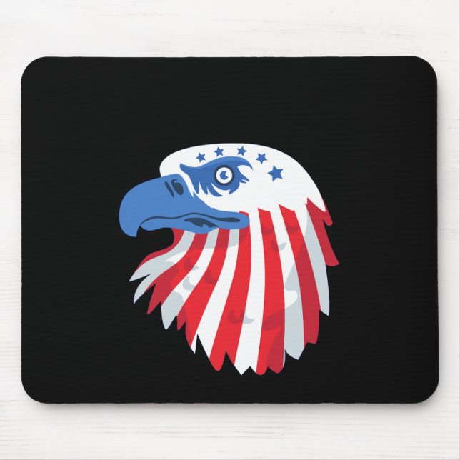 Black mouse pads merorial day (Frente)