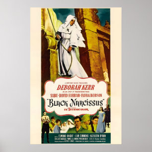 Black Narcissus 1947 Cartaz de Filme IMPRESSÃO A5-