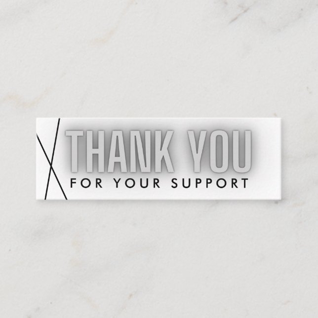 Black Neon Obrigado Inserção de Mídia Geométrica (Frente)