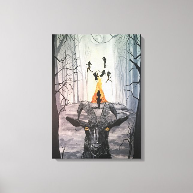 Black Phillip Canvas Art (Frente)