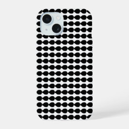 black point tip all over print  i phone 15 case