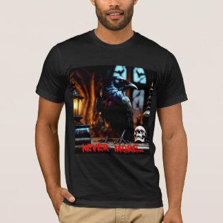 Black Raven | Spooky | Halloween | T-Shirt Preto