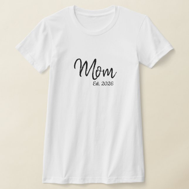 Black Script Established Mom T-Shirt (Postura )