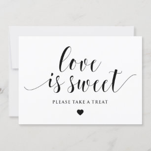 Black Script Love é Sweet, por favor, faça um trat