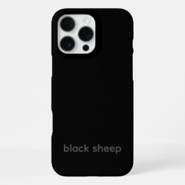 Black Sheep - Caso de Tipografia