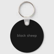 Black Sheep - Chaveiro de Tipografia
