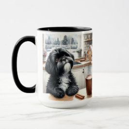 Black Shih Tzu Obrigado Pela Xícara De Café De Nat