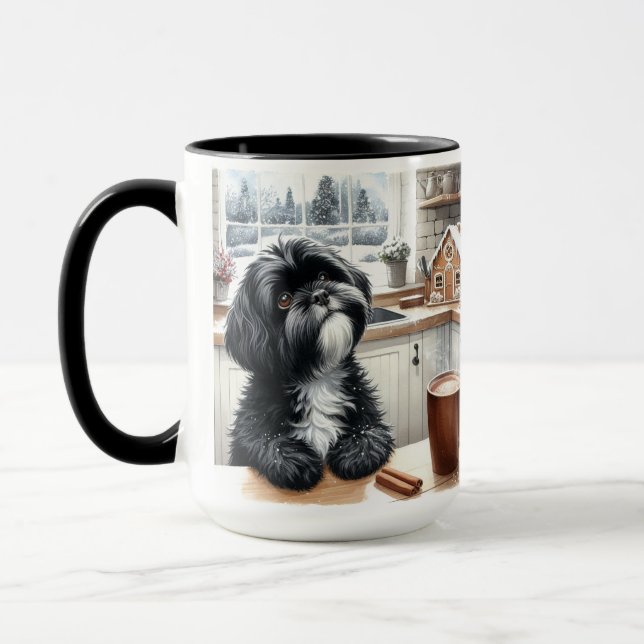 Black Shih Tzu Obrigado Pela Xícara De Café De Nat (Esquerda)