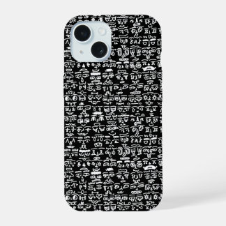 Black & White Doodle Pattern Case – Bold Ab