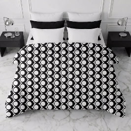 Black White Modern Geometric Pattern