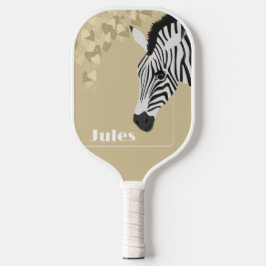 Black White Zebra Yellow Ivy add Name
