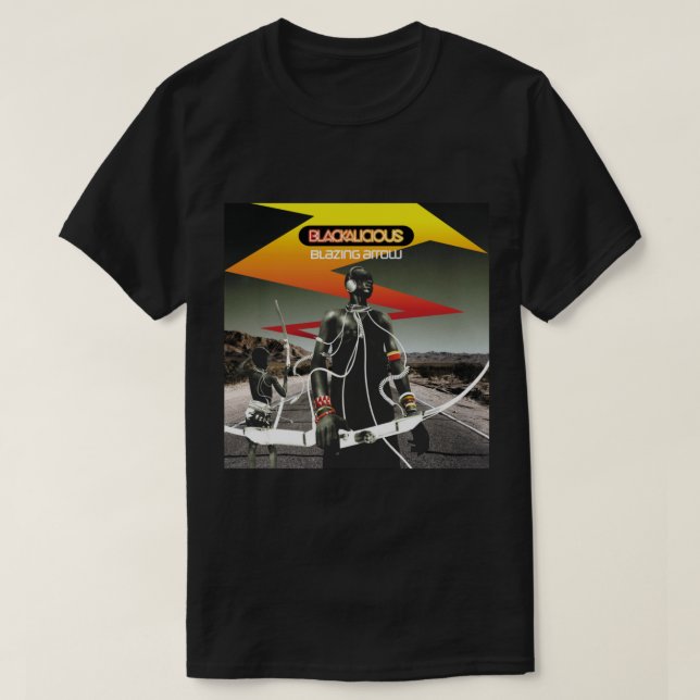 Blackalicious - T-Shirt Clássico com Seta Azul (Frente do Design)