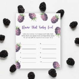 Blackberry - Diga o nome do jogo de chá da Comida