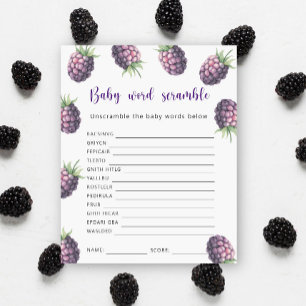 Blackberry - Jogo do Baby Word Scramble