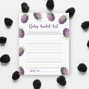 Blackberry - Lista de baldes