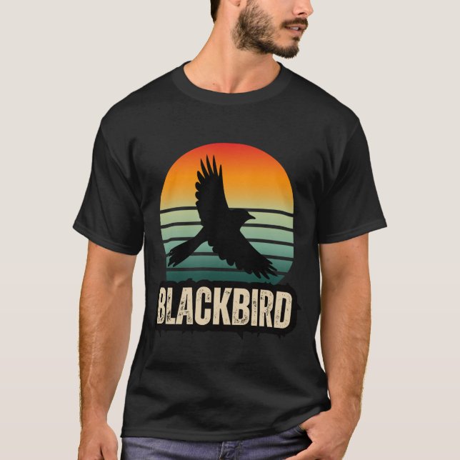 Blackbird Retro T-Shirt (Frente)