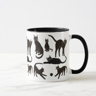 Blackie a caneca da campainha do gato preto