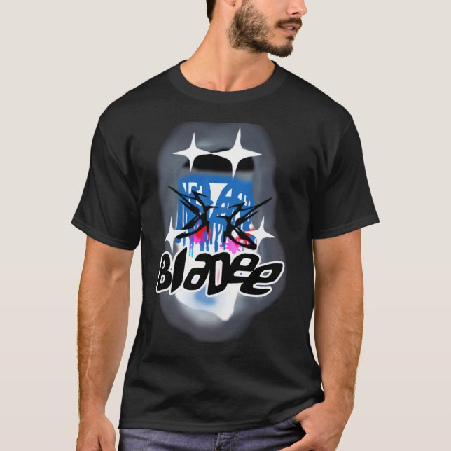 Bladee Drain Gang IDOL 2 Logótipo Classic T-Shirt (Frente)