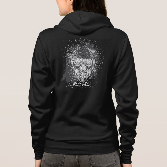 Blakgraz Chaotic Skull T-Shirt (Verso)