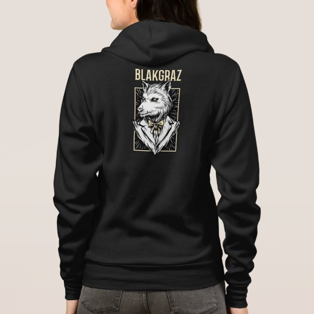 Blakgraz Werewolf Retrato T-Shirt (Verso)