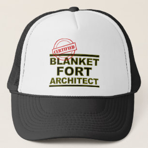 Blanket Fort Architect Funny Ball Boné Trucker Ha