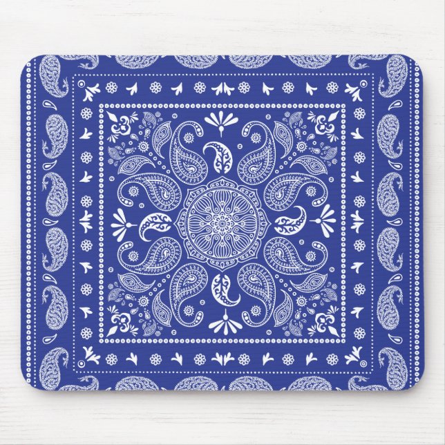 Ble Paisley Mousepad (Frente)