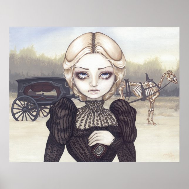 Bleak Mourning Art Impressão victorian gothian (Frente)