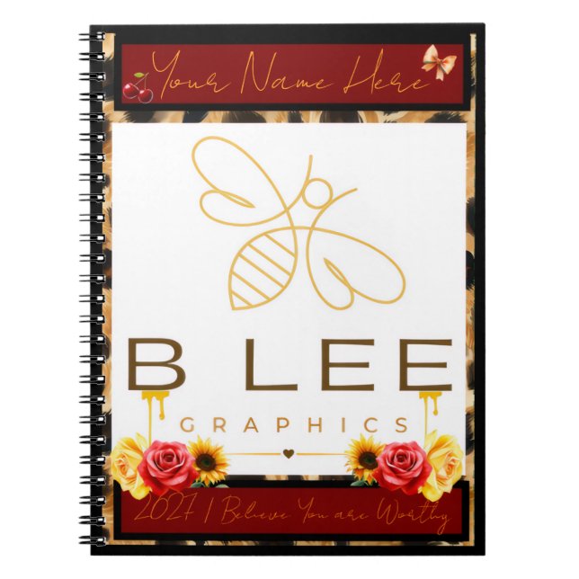 BLEEGRAPHICS | Caderno Espiral Logo (Frente)