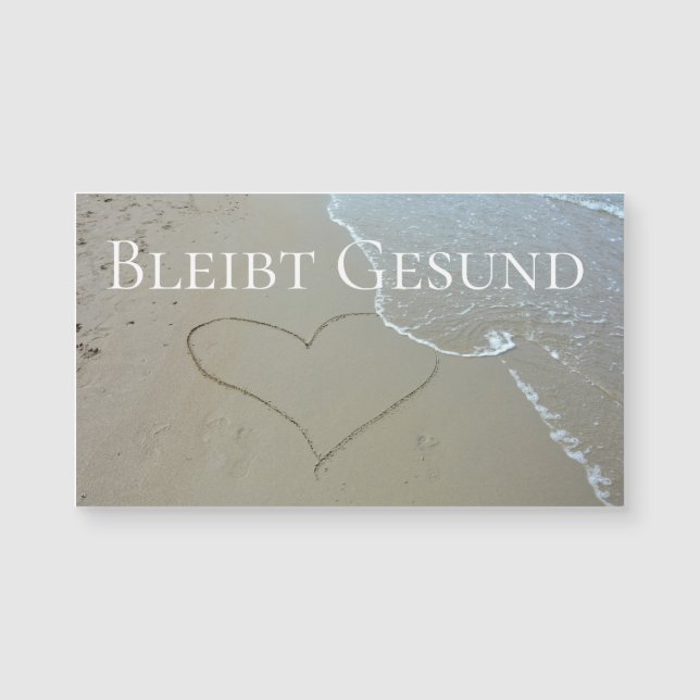 Bleibt Gesund - (Frente)