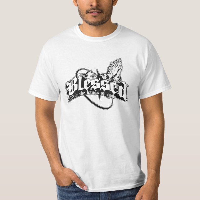 Blessed In the Hands of God T-Shirt (Frente)
