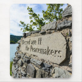 Blessed R the Peacemakers MousePad