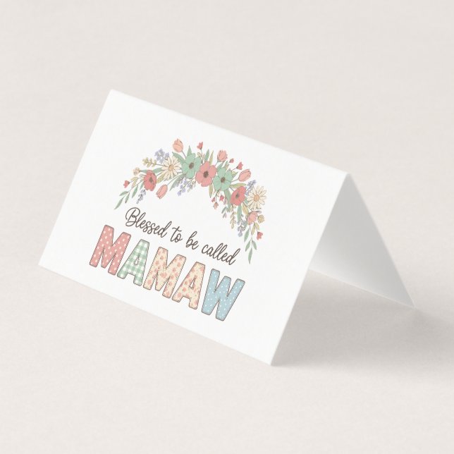 Blessed to be called Mamaw (Frente)