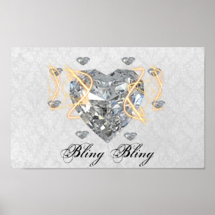 Bling Bling Diamond Poster