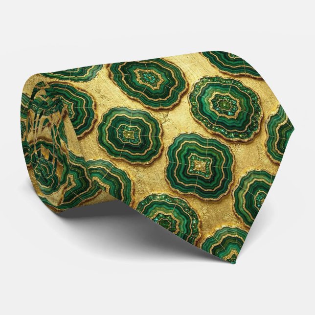 Bling & Sparkle | Floresta Verde Gravata de Pescoç (Rolled)