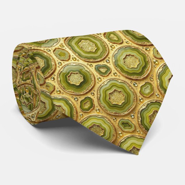 Bling & Sparkle | Gravata de Pescoço em Ouro e Aze (Rolled)