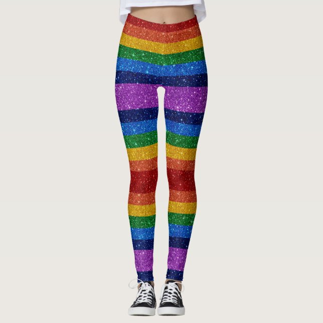 Bling Up Rainbow 5 Fashion Leggings (Frente)