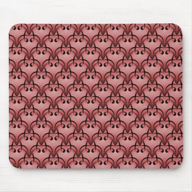 Bliss Mousepad sofisticado Brick Red (Frente)